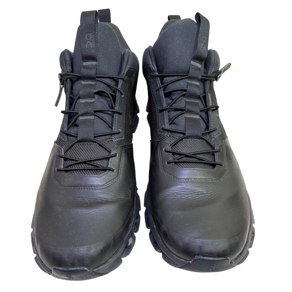 On Cloud Cloudroam Waterproof Mens 14 Black Hiking Running Sneaker Boots Black - Picture 4 of 16